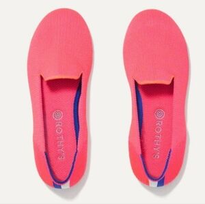 ROTHY'S KIDS SHOES BALLET FLATS LOAFERS FLAMINGO PINK EASTER SPRING GIRLS 2 / 3